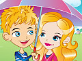 Žaisti Romantic Raining Love Online Nemokamai