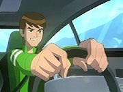 Žaisti Ben 10 Car Racing Online Nemokamai