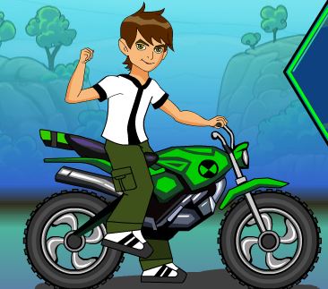 Žaisti Ben10 Hills Ride Online Nemokamai