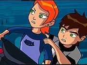 Žaisti Ben10 Jet Ski Dash Online Nemokamai