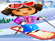 Žaisti Dora Ski Jump Online Nemokamai