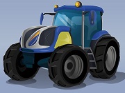 Žaisti Futuristic Tractor Racing Online Nemokamai