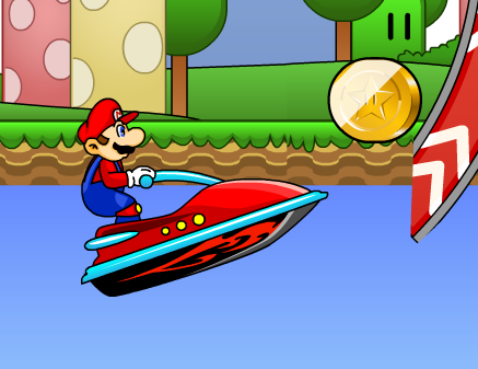 Žaisti Mario Jet Ski Online Nemokamai