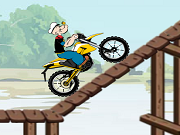 Žaisti Popeye Bike Ride Online Nemokamai