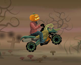 Žaisti Pumpkin Head Rider Online Nemokamai