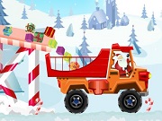 Žaisti Santa Gifts Delivery Truck Online Nemokamai