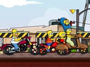 Žaisti Simpsons Family Race Online Nemokamai