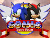 Žaisti Sonic Test Run Online Nemokamai