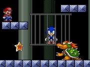 Žaisti Super Mario Save Sonic Online Nemokamai