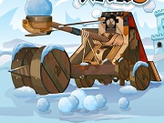 Žaisti Winter Wars Catapult Online Nemokamai